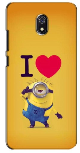 Силиконовый чехол с изображением «I Love Minion» для Xiaomi Redmi 8A