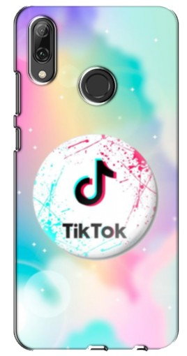 Силиконовый чехол с изображением «TikTok принт» для Huawei P Smart 2019