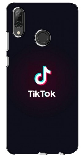 Чехол с картинкой «TikTok темный» для Huawei P Smart 2019