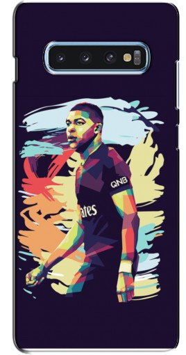 Силиконовый чехол с изображением «ART Mbappe» для Samsung s10 Plus