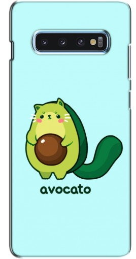 Чехол с печатью «Avocato»  для Samsung s10 Plus