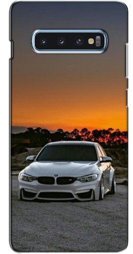 Чехол с печатью «BMW белая»  для Samsung s10 Plus