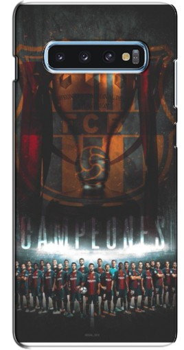 Силиконовый чехол с изображением «FCB Campeones» для Samsung s10 Plus