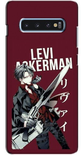 Силиконовый чехол с изображением «levi Ackerman» для Samsung s10 Plus