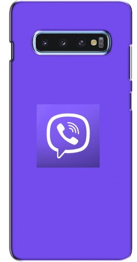 Чехол с печатью «Лого Viber»  для Samsung s10 Plus