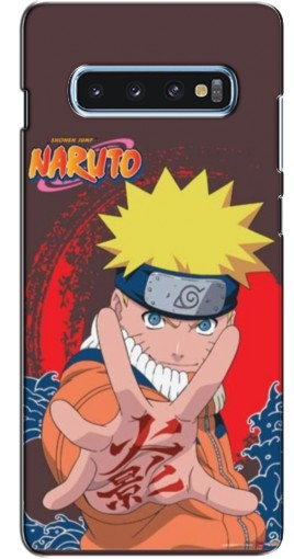 Чехол с печатью «Naruto атакует»  для Samsung s10 Plus