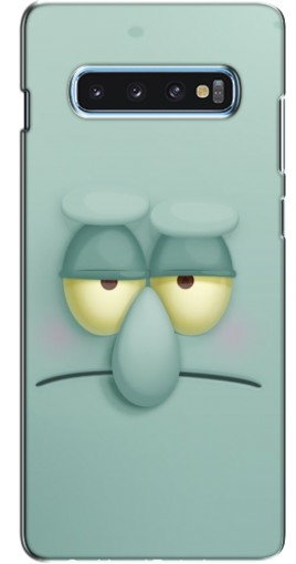 Силиконовый чехол с изображением «Сквидвард» для Samsung s10 Plus