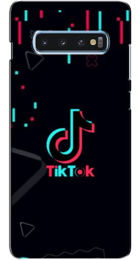 Чехол с печатью «Стиль TikTok»  для Samsung s10 Plus