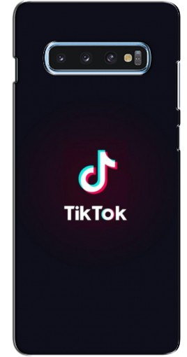 Чехол с картинкой «TikTok темный» для Samsung s10 Plus