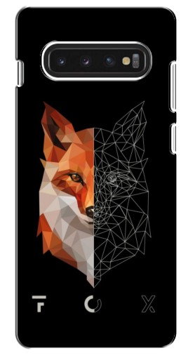 Силиконовый чехол с изображением «Fox» для Samsung S10