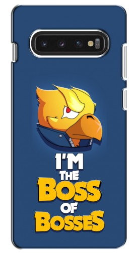 Чехол с печатью «Gold Boss»  для Samsung S10