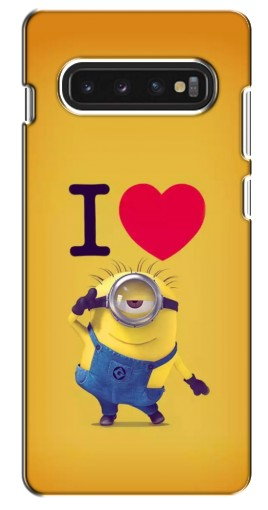 Чехол с картинкой «I Love Minion» для Samsung S10