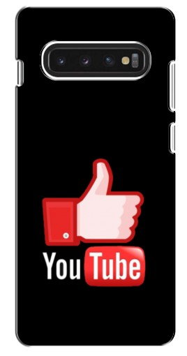 Чехол с принтом «Лайк YouTube» для Samsung S10