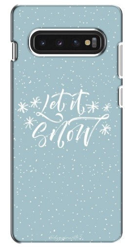 Чехол с принтом «Let it Snow» для Samsung S10