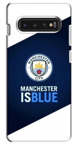 Чехол с принтом «Manchester is Blue» для Samsung S10