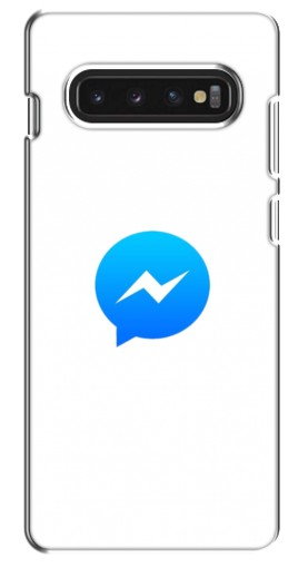 Чехол с картинкой «messenger logo» для Samsung S10