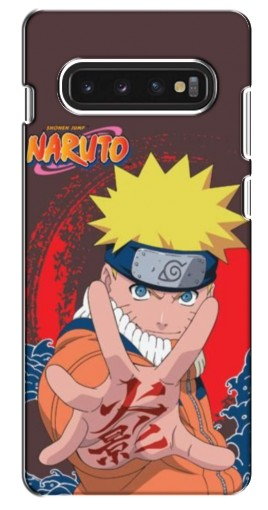 Силиконовый чехол с изображением «Naruto атакует» для Samsung S10