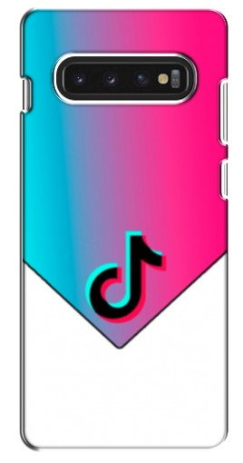 Силиконовый чехол с изображением «Tiktok Logo» для Samsung S10