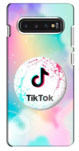 Чехол с картинкой «TikTok принт» для Samsung S10