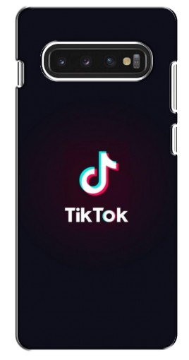 Чехол с принтом «TikTok темный» для Samsung S10