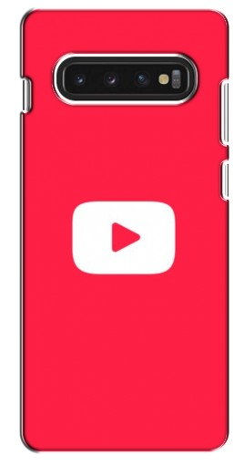 Чехол с принтом «YouTube Кнопка» для Samsung S10