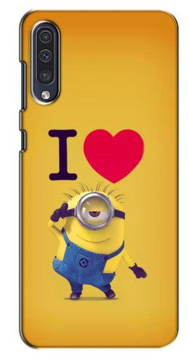 Чехол с картинкой «I Love Minion» для Samsung Galaxy A50 2019 (A505F)