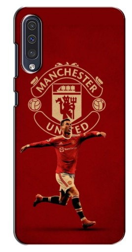 Силиконовый чехол с изображением «Ronaldo в МЮ» для Samsung Galaxy A50 2019 (A505F)