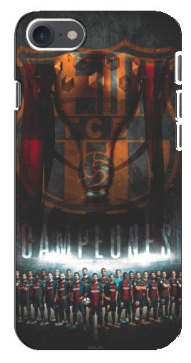 Чехол с картинкой «FCB Campeones» для iPhone SE (2020)