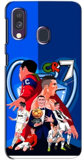 Чехол с печатью «CR7»  для Samsung Galaxy A40 2019 (A405F)