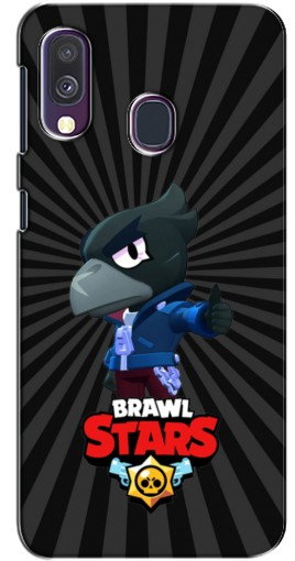 Чехол с печатью «Crow Brawl Stars»  для Samsung Galaxy A40 2019 (A405F)