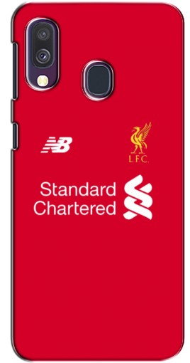 Силиконовый чехол с изображением «Форма Liverpool» для Samsung Galaxy A40 2019 (A405F)