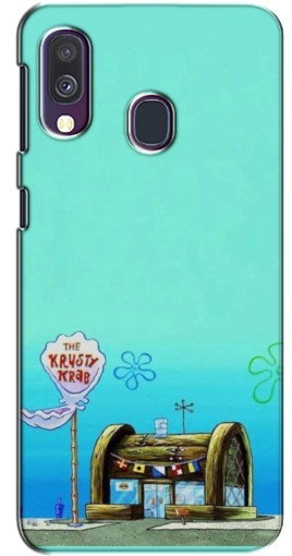 Силиконовый чехол с изображением «Krusty Krab» для Samsung Galaxy A40 2019 (A405F)