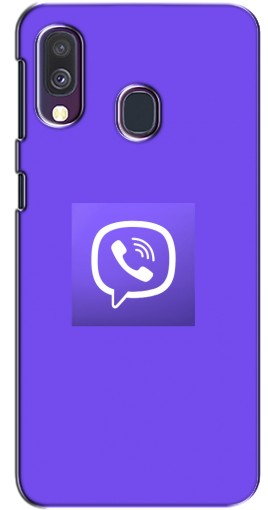 Чехол с печатью «Лого Viber»  для Samsung Galaxy A40 2019 (A405F)