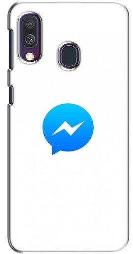 Чехол с принтом «messenger logo» для Samsung Galaxy A40 2019 (A405F)