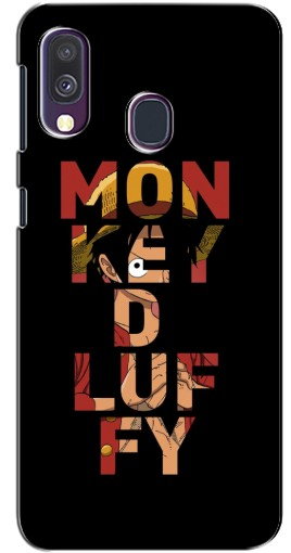 Силиконовый чехол с изображением «Monky d Luffy» для Samsung Galaxy A40 2019 (A405F)