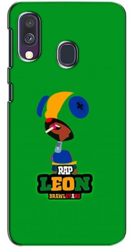 Силиконовый чехол с изображением «RAP Leon» для Samsung Galaxy A40 2019 (A405F)