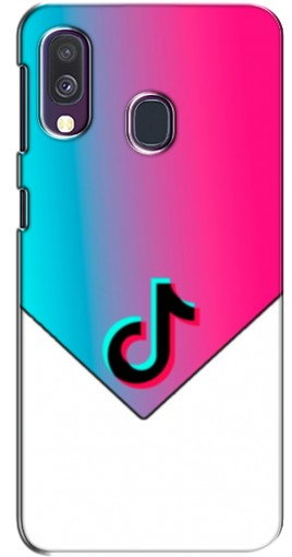 Чехол с печатью «Tiktok Logo»  для Samsung Galaxy A40 2019 (A405F)