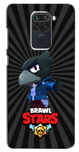 Чехол с печатью «Crow Brawl Stars»  для Xiaomi Redmi Note 9