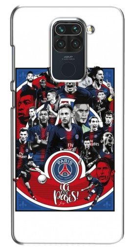 Чехол с печатью «Команда PSG»  для Xiaomi Redmi Note 9