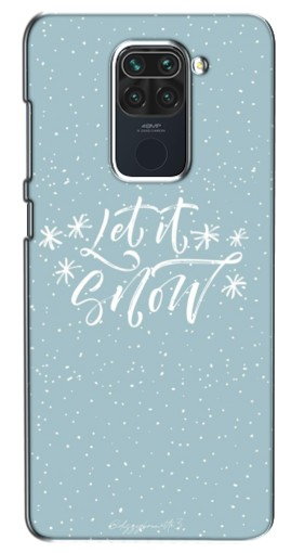 Чехол с печатью «Let it Snow»  для Xiaomi Redmi Note 9