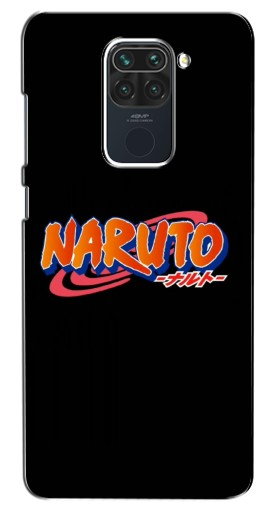 Чехол с картинкой «Надпись Naruto» для Xiaomi Redmi Note 9