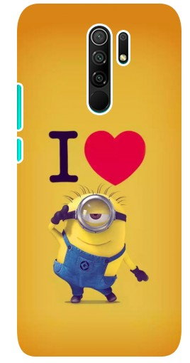 Чехол с принтом «I Love Minion» для Xiaomi Redmi 9