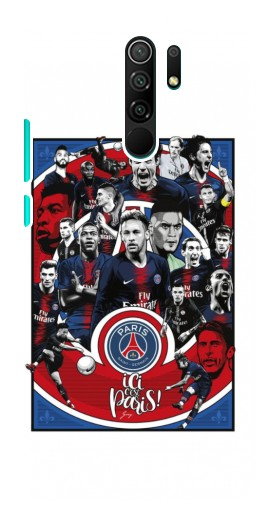 Чехол с картинкой «Команда PSG» для Xiaomi Redmi 9