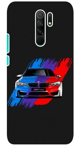 Чехол с картинкой «Красочный BMW» для Xiaomi Redmi 9