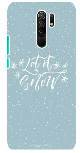 Чехол с принтом «Let it Snow» для Xiaomi Redmi 9