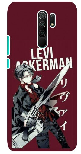 Силиконовый чехол с изображением «levi Ackerman» для Xiaomi Redmi 9