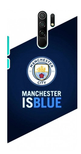 Чехол с картинкой «Manchester is Blue» для Xiaomi Redmi 9